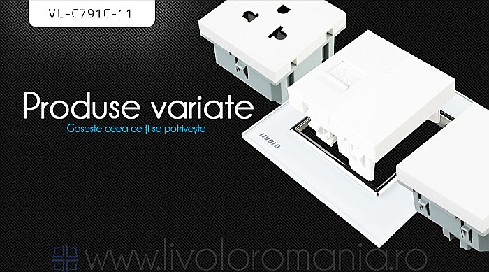 Priză simplă rețea calculator, RJ45 negru [2]