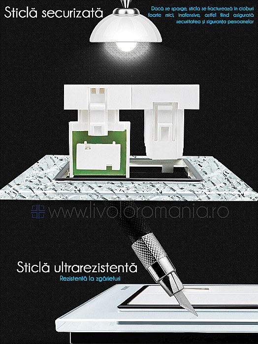 Priză simplă telefon, RJ11 alb [4]