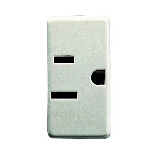 Priza SUA 125V 15A 2P+E SY/WH [1]