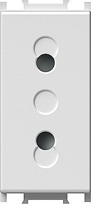 Priză TEM Alb S. EURO 1M 10A ST IP20 [1]