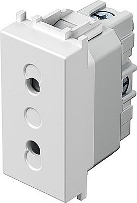 Priză TEM Alb Schuko EURO 1M 10A TEM ST IP20 [2]