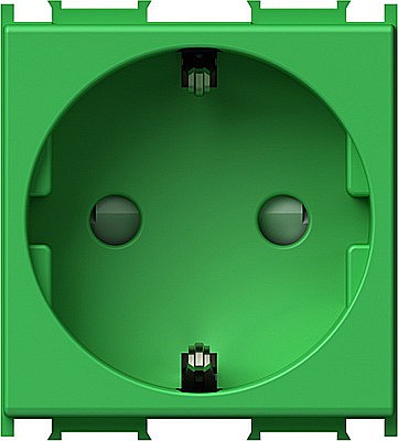 Priză TEM Verde SCHUKO 16A ST IP20 [1]