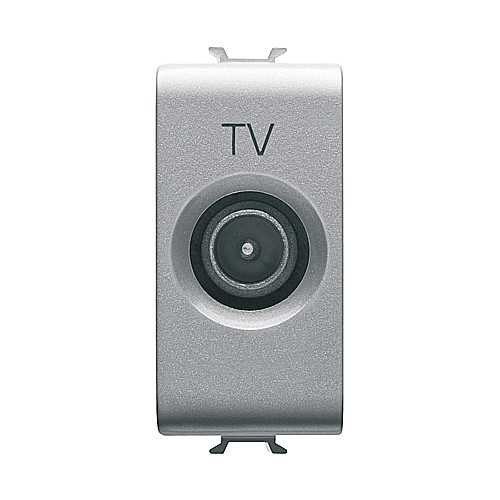Priza TV Direct Tata 1 modul CH/Gri Titan [1]