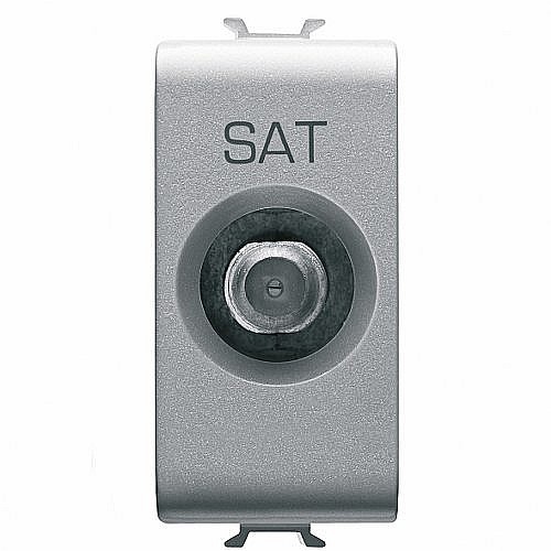 Priza TV-SAT Direct 1 modul CH/Gri Titan [1]