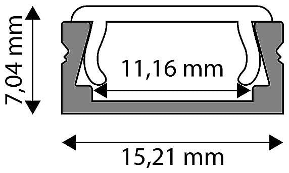 Profil Aluminiu Normal Alb [2]