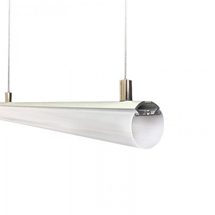 Profil aplicat din aluminiu anodizat pentru benzi LED, LMX-30, LED Market, Culoare gri, Lungime 3m [2]