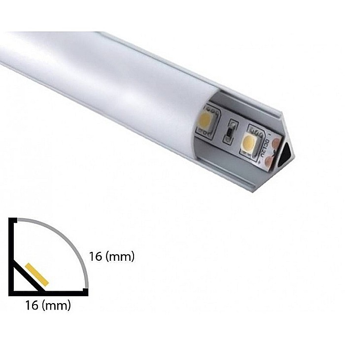 Profil de aluminiu pentru banda LED MC-A53-1 2m [2]