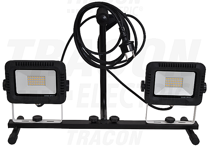Proiector 2x30W LED cu stativ pentru lucrări [3]