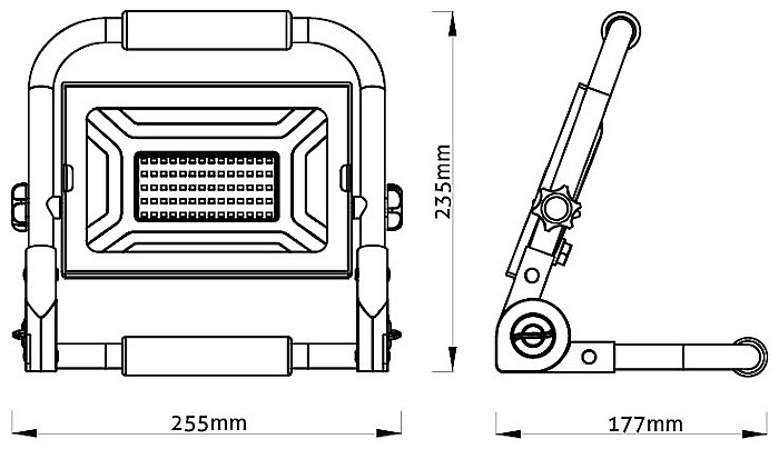 Proiector LED Slim SMD cu Suport [2]