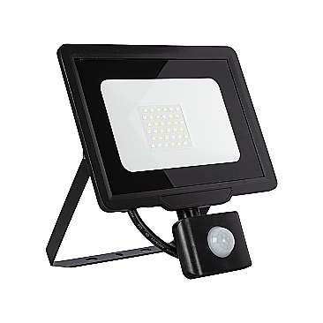 Proiector LED SMD Slim Senzor 30W CW Negru Novelite [2]