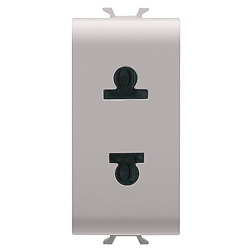 PRZ GW13287 Priza standard EU/USA 15A 2P 1 modul CH/Bej Satin [1]