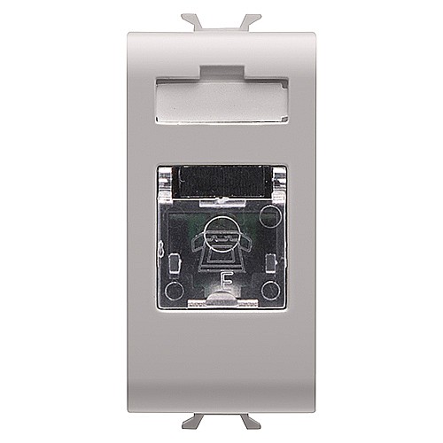 PRZ GW13401 Priza telefon RJ11 1 modul CH/Bej Satin [1]