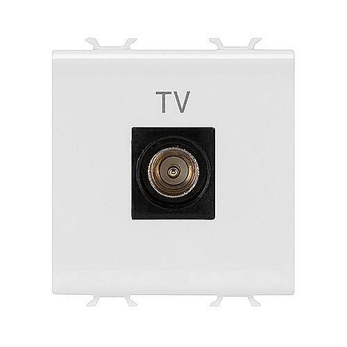 PRZ GW15367 Priza TV Direct 2 module CH/Alb Satin [1]