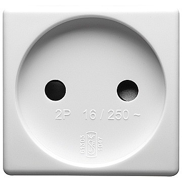 PRZ GW20206 Priza cu Protectie Copii FR 250V 2P 10/16A 2 module SY/WH [1]