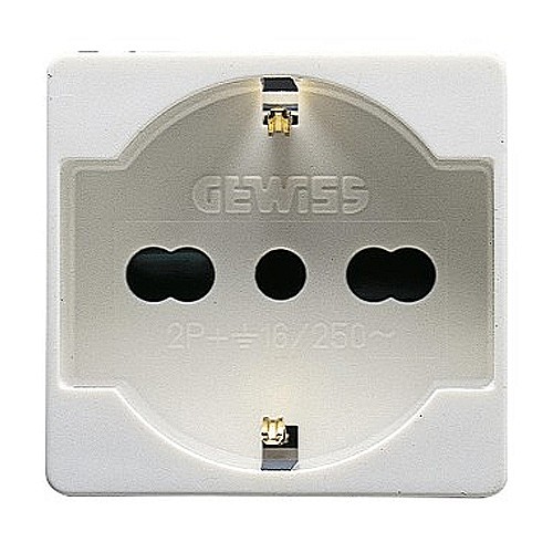 PRZ GW20246 Priza 2P+E 16A Dual Amperage 2 module SY/WH [1]