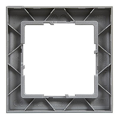 Rama 1 post, aluminiu periat Legrand New Suno [3]