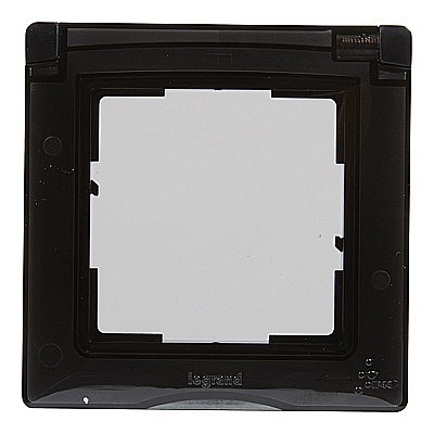 Rama 1 post, IP44, negru Legrand New Suno [2]