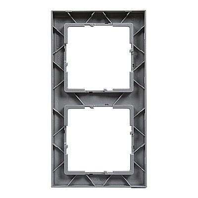 Rama 2 posturi, aluminiu periat Legrand New Suno [3]