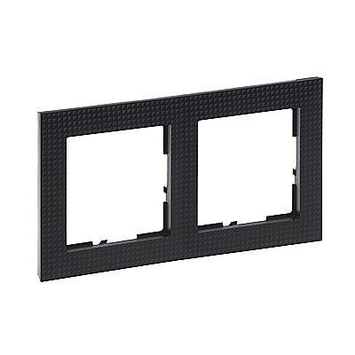 Rama 2 posturi, negru cadrilat Legrand New Suno [1]