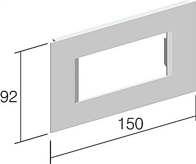 Rama decor ptr can cabluMA92 4M TEM alb [3]
