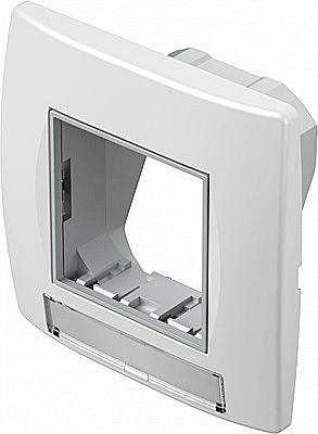 Rama decorativa Soft IP44 alb 2M (priza) [2]