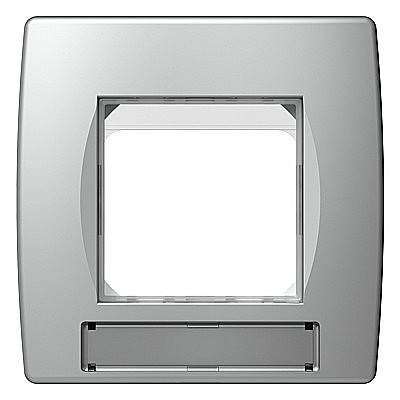 Rama decorativa Soft IP44 TEM argintiu 2M (priza) [1]