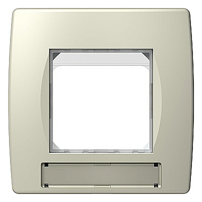 Rama decorativa Soft IP44 TEM ivory 2M (priza) [1]
