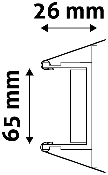 Rama GU10 Patrata Swivel Alb [3]