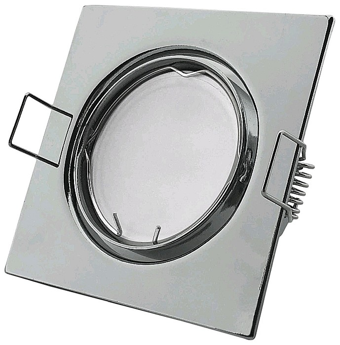 Rama GU10 Patrata Swivel Crom [1]
