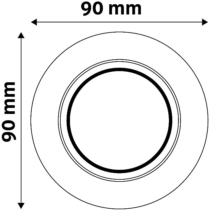 Rama GU10 Rotunda Swivel Cupru [2]