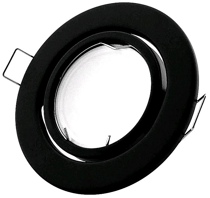Rama GU10 Rotunda Swivel Negru [1]