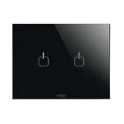 Rama Ice Touch 2 simboluro 3 module CH/Negru [1]