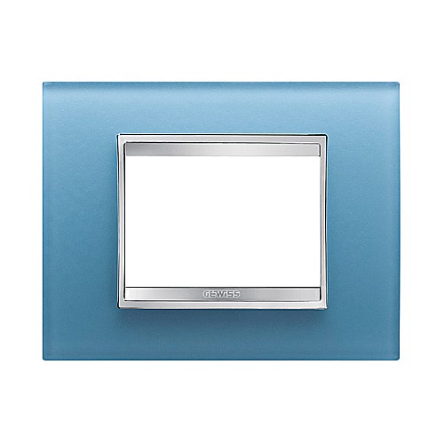 Rama Lux 3 module CH/Acvamarin (sticla) [1]
