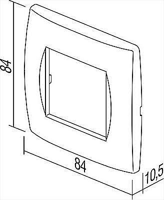 Rama Soft 2M TEM IP20 Alb [2]