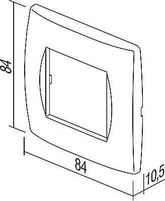Rama Soft 2M TEM IP20 Argintiu [3]