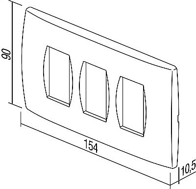 Rama Soft 3/4M TEM IP20 Argint [1]