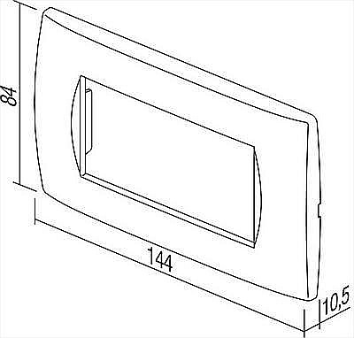 Rama Soft 4M TEM IP20 Argintiu [2]