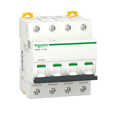 Siguranta automata Schneider 63A 4P curba C IK60n Acti9 A9K24463 [1]