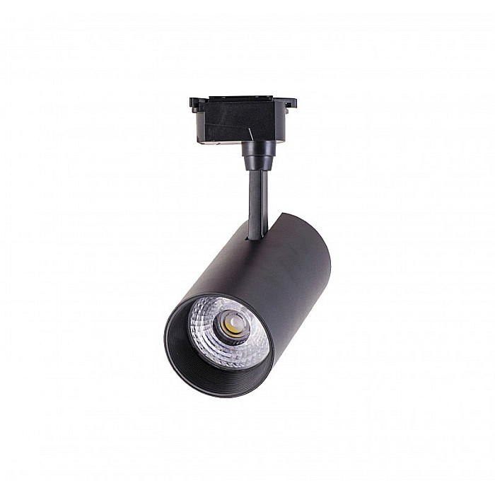 Spot LED 12W, 1368lm - 50 000 ore, directionabil pe sina monofazata, LED Market, OU-TL-007BK, Corp negru [1]