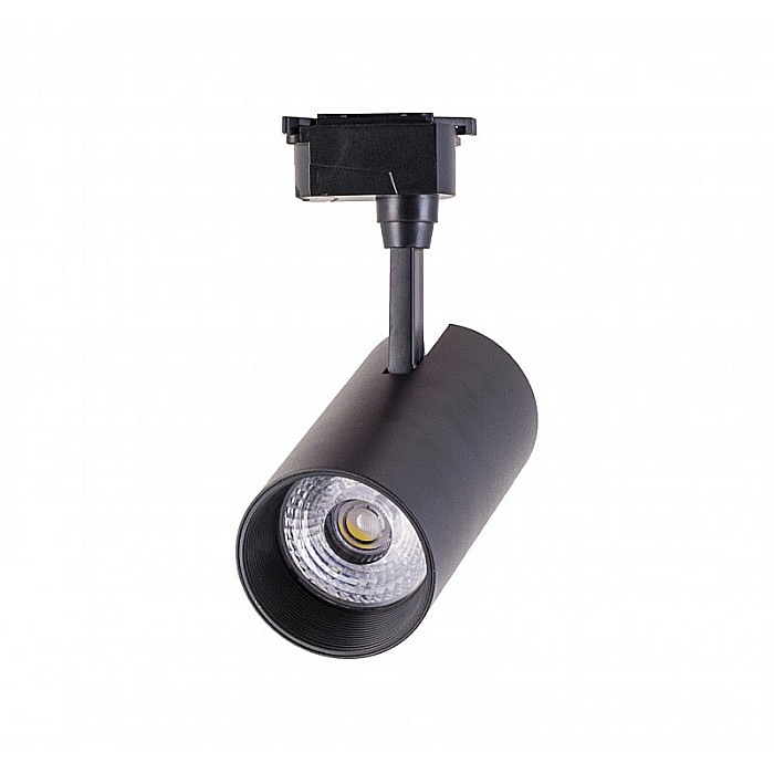 Spot LED 20W, 2280lm - 50 000 ore, directionabil pe sina monofazata, LED Market, OU-TL-007BK, Corp negru [1]