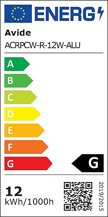 Spot LED ALU 12W Ø170 lumina rece [6]