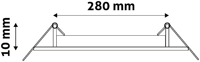 Spot LED ALU 24W Ø296 lumina calda [5]