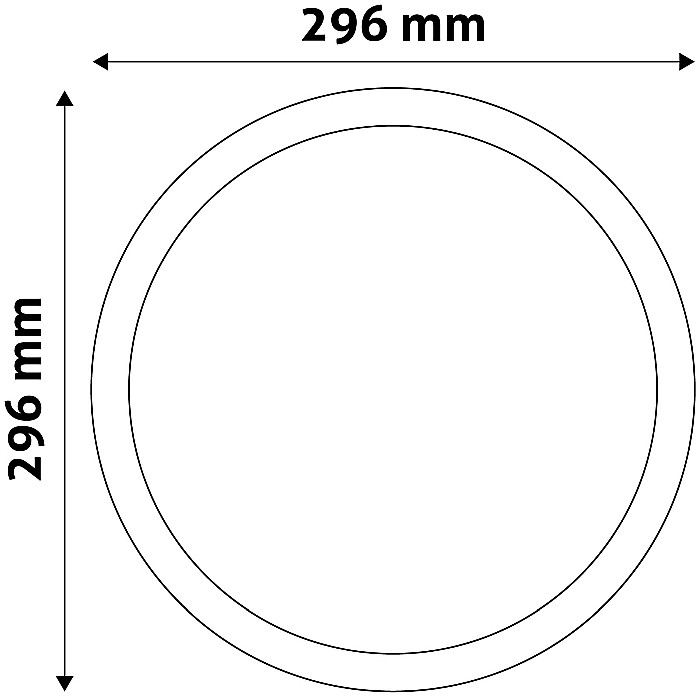 Spot LED ALU 24W Ø296 lumina calda [4]