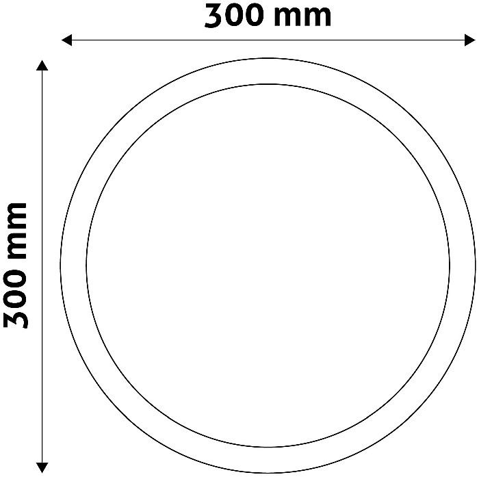 Spot LED ALU 24W Ø300 lumina calda [3]