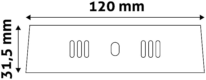Spot LED ALU 6W Ø120 lumina calda [4]