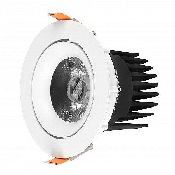 SPOT LED ORIENTABIL COB 30W 2700LM 3000K IP20 FI:140MM SHOPLINE-R ALB [1]