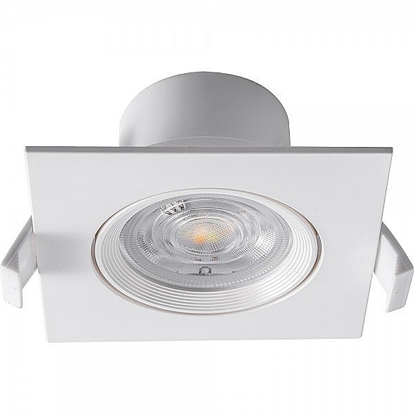 SPOT LED PATRAT 7W 3000/4000/6000K 230 IP20 ALB ROTABIL [1]