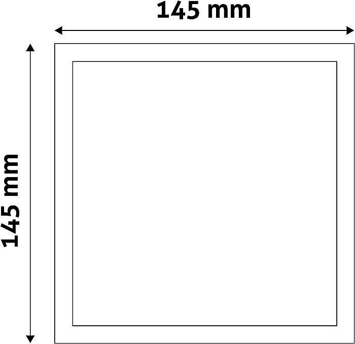 Spot LED plastic 145x145 12W 4000K [2]