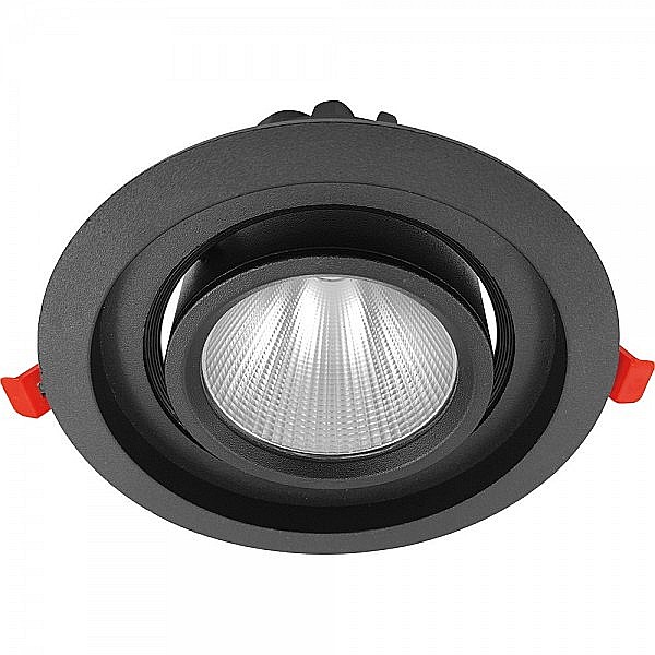 SPOT LED ROTABIL NEGRU 3000K 30W 2700LM COB BR PL. [1]