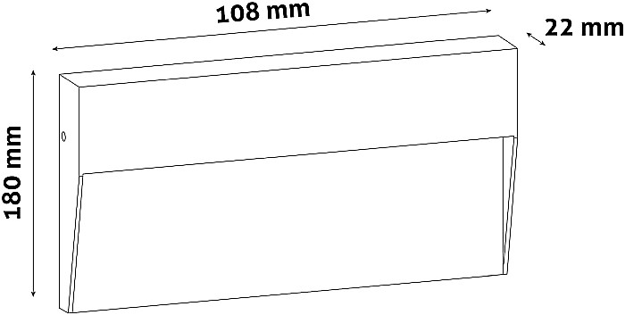 Spot Trepte exterior Kano LED [3]